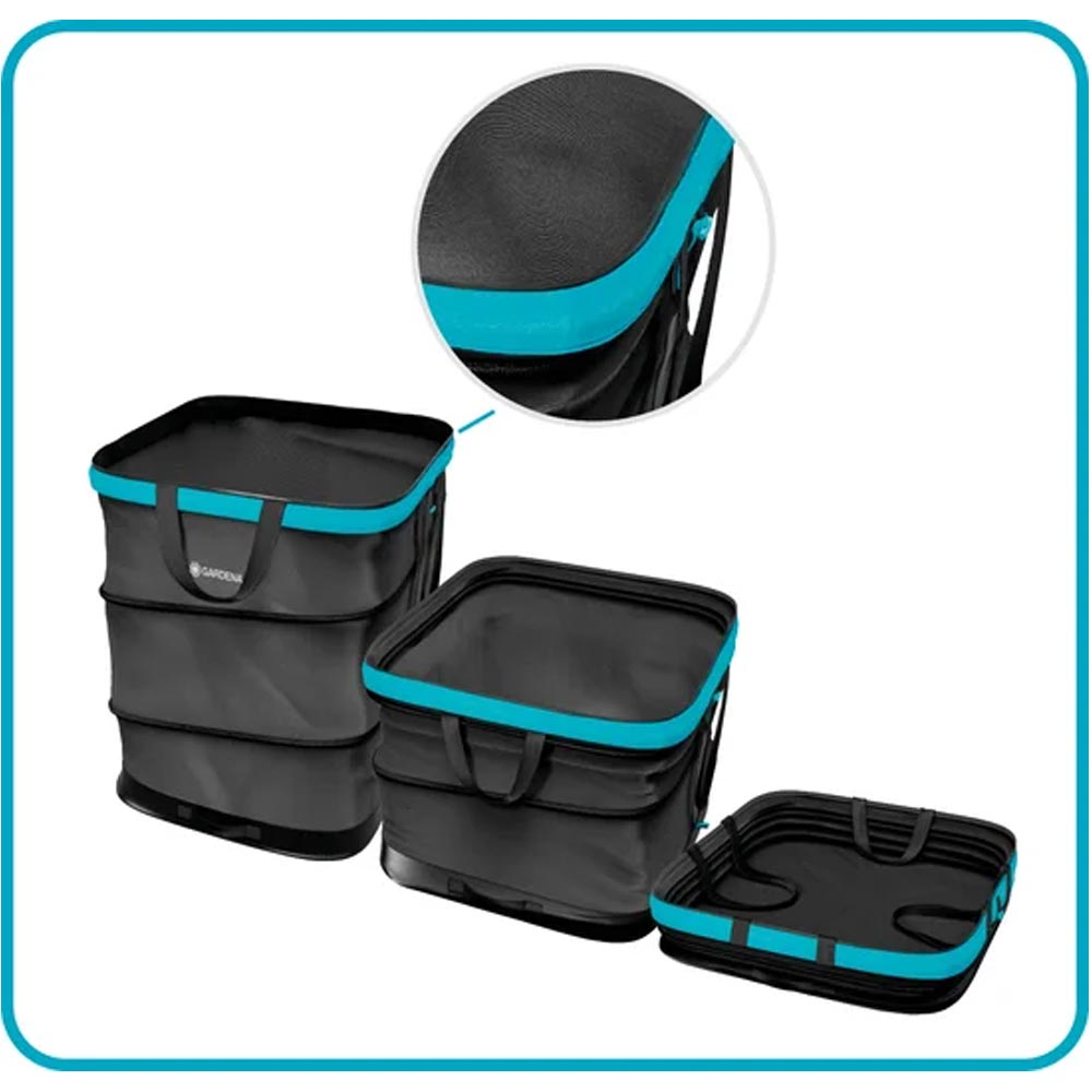 GARDENA 11715-20 Gartenabfallsack PopUp Rechteckig, Größe M