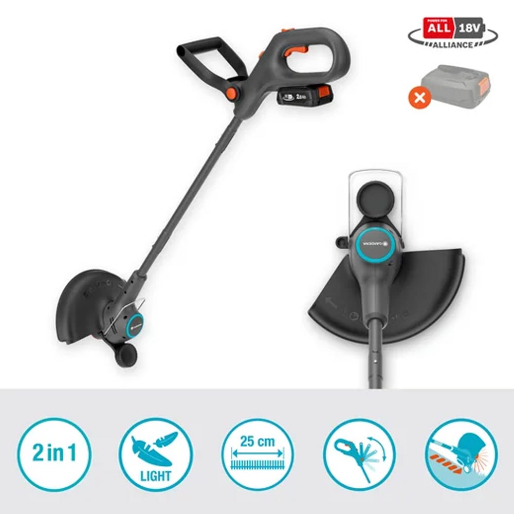 GARDENA 14704-55 Akku-Trimmer EasyTrim 25/18V P4A solo