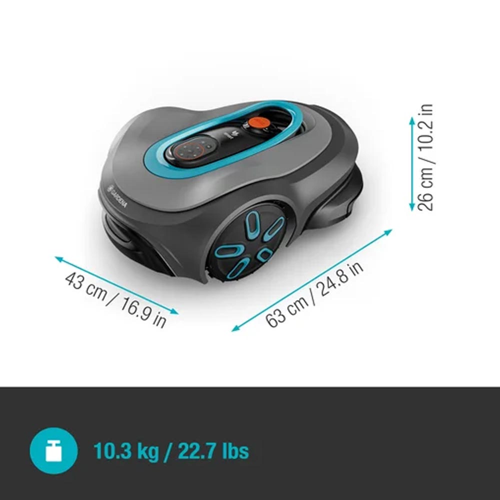 GARDENA 19901-20 Mähroboter smart SILENO max 800 m²