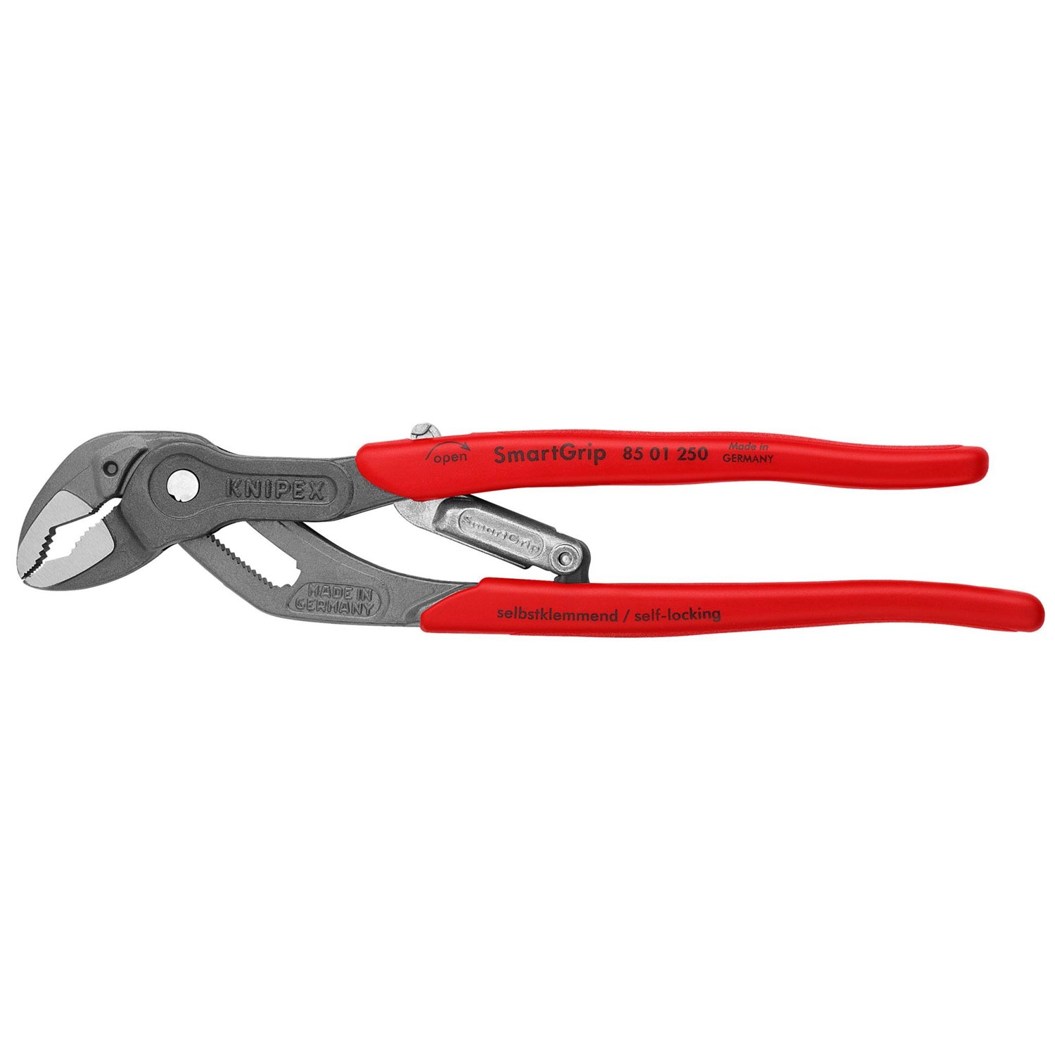 KNIPEX 85 01 250 SmartGrip Wasserpumpenzange 250 mm grau