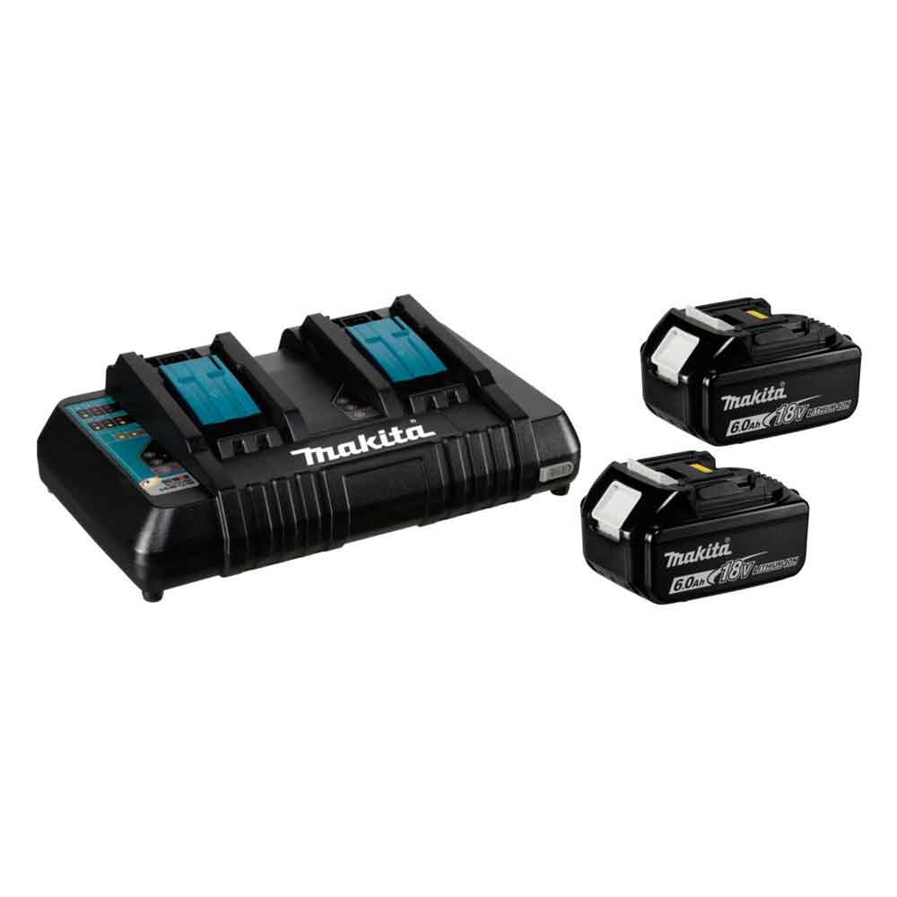 Makita Energy Kit 198077-8 2x BL1860B + DC18RD