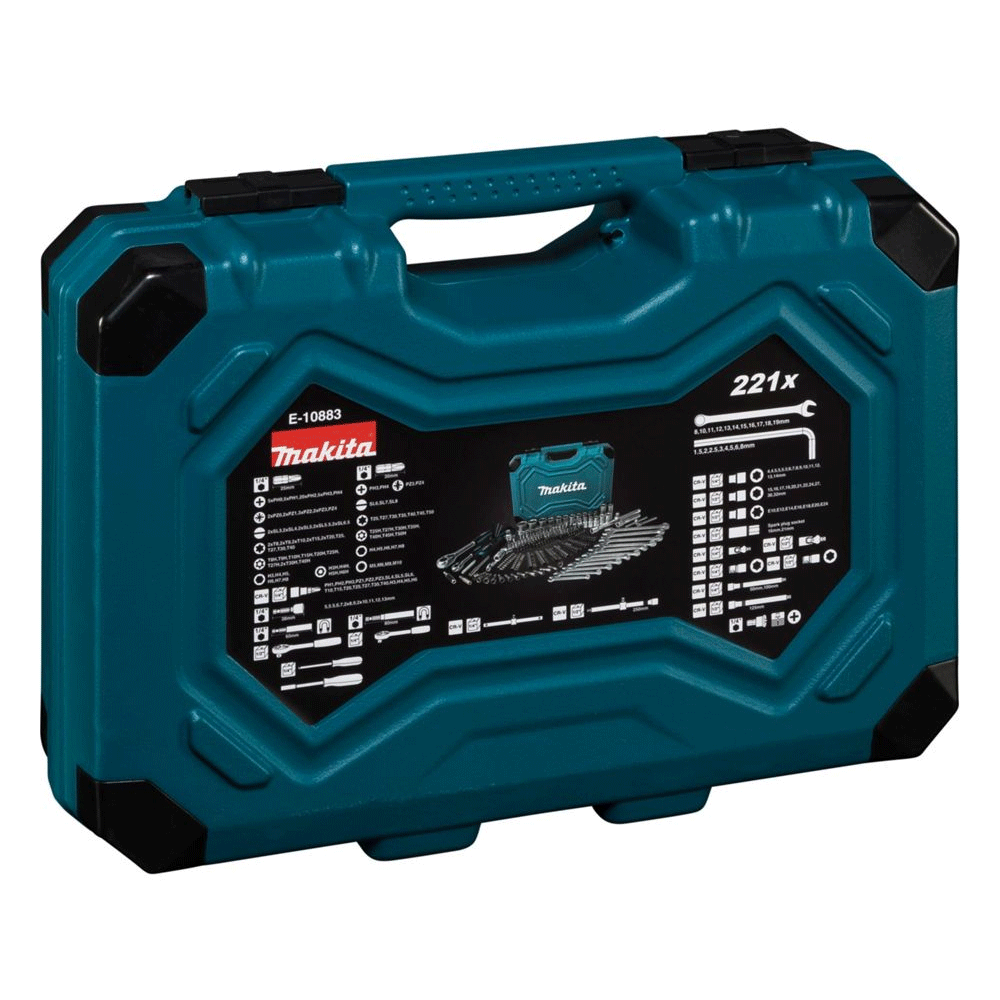 Makita E-10883 Werkzeugkoffer bestückt