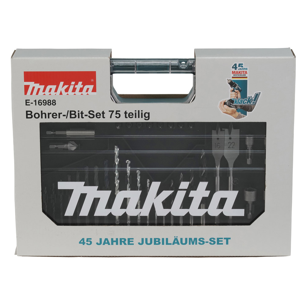 Makita E-16988 Bohrer-Bit-Set 75-tlg.