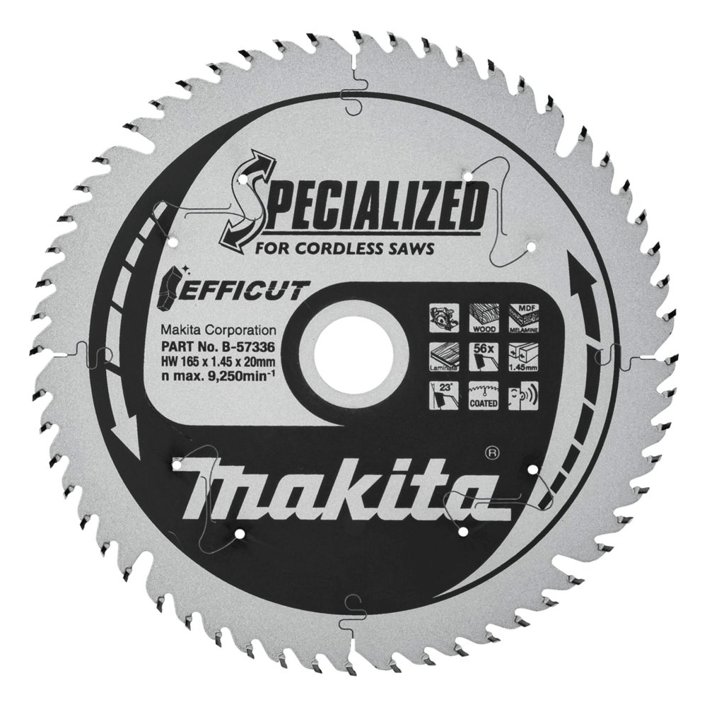 Makita B-57336 EFFICUT Sägeb.165x20x56Z
