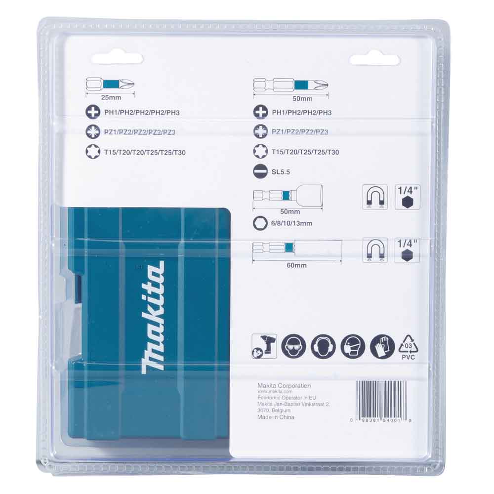 Makita B-66880 Elektrowerkzeugen Bit-Set 35tlg.