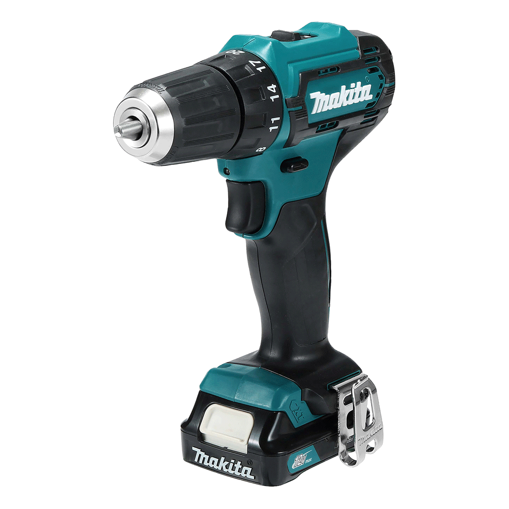 Makita DF333DSAL1 Akku-Bohrschrauber 2 Akkus + Ladegerät im Transportkoffer inkl. Akku-Lampe ML106