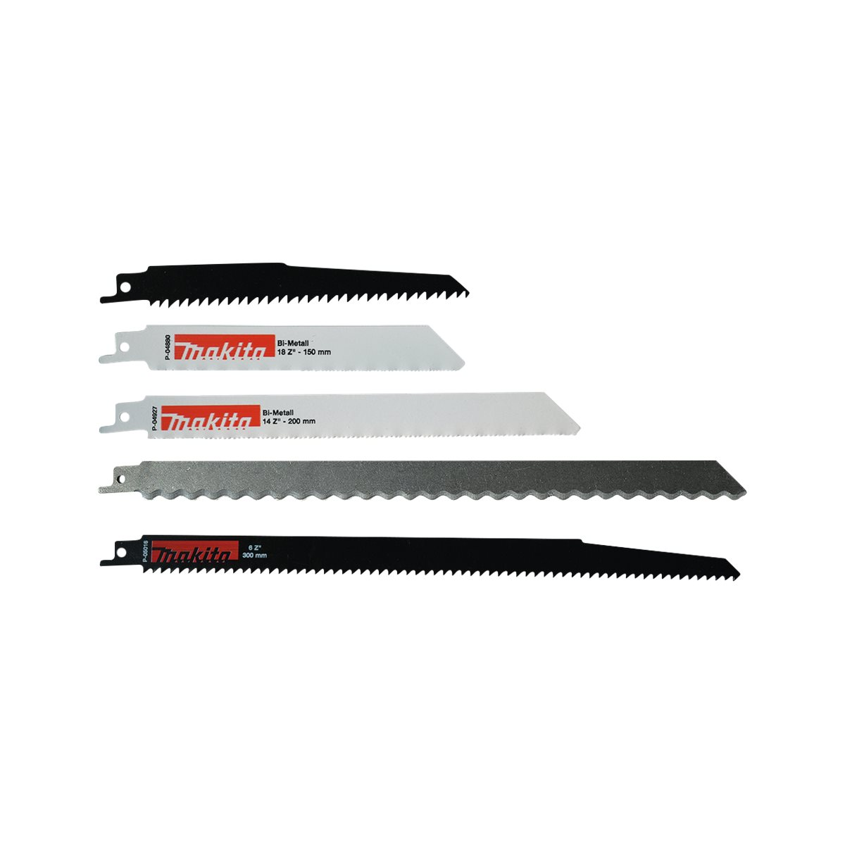 Makita P-83951 Reciprosägeblatt-Set Starter 5-teilig