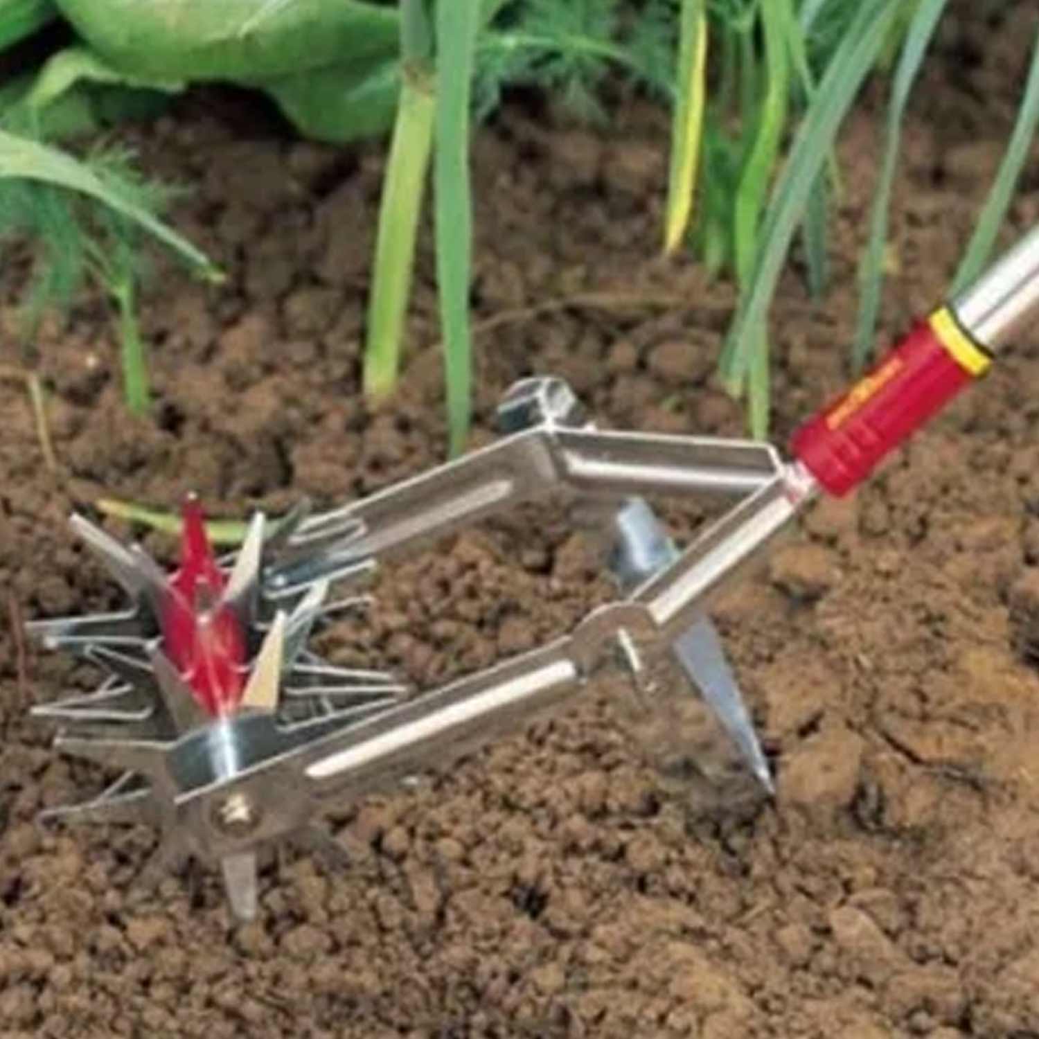 WOLF-Garten DA-S multi-star Gartenfräse rot/gelb