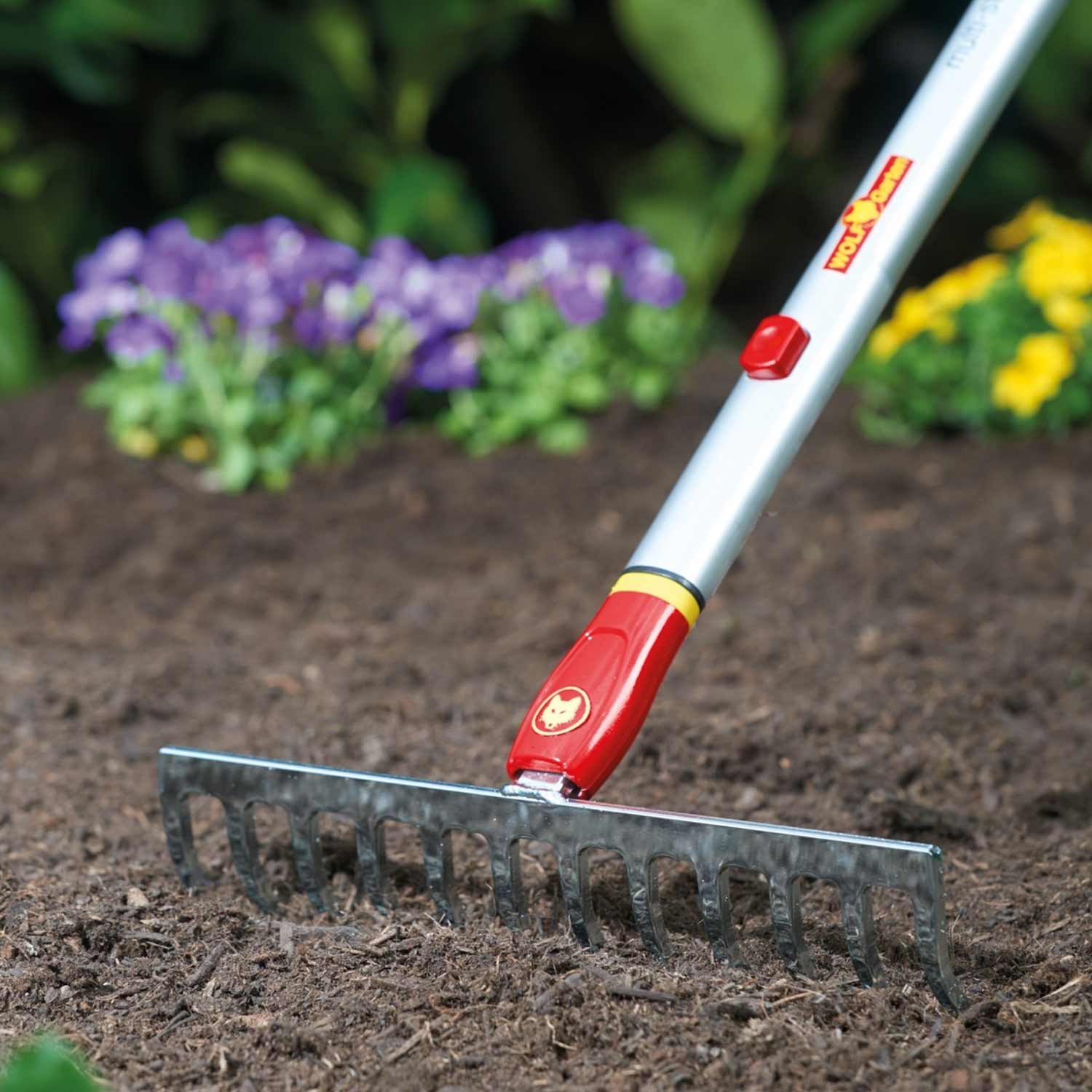 WOLF-Garten DR-M 30 multi-star Rechen rot/gelb