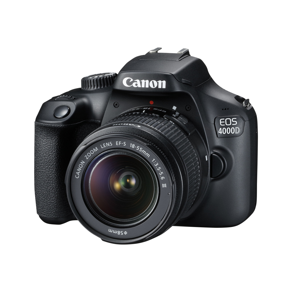 Canon EOS 4000D DSLR Kamera mit EF-S 18-55mm III schwarz