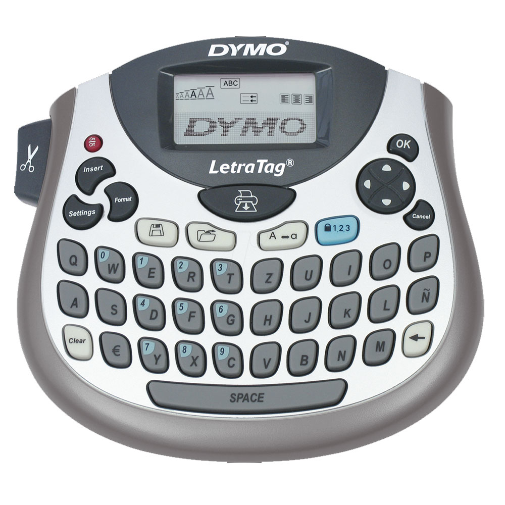 Dymo LetraTag LT-100T Beschriftungsgerät silber