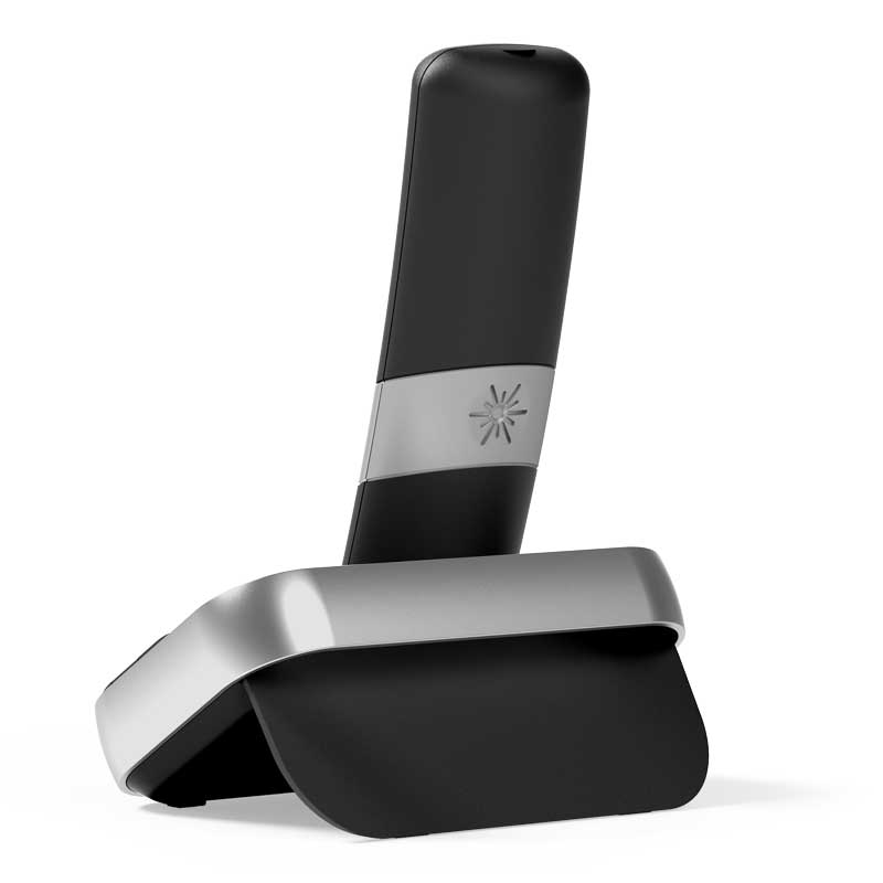 Alcatel F890 Voice Schnurlostelefon mit Anrufbeantworter schwarz