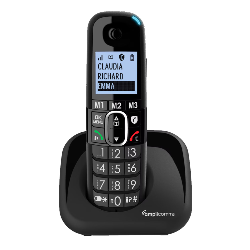 Audioline BigTel 1500 DECT-Telefon schwarz