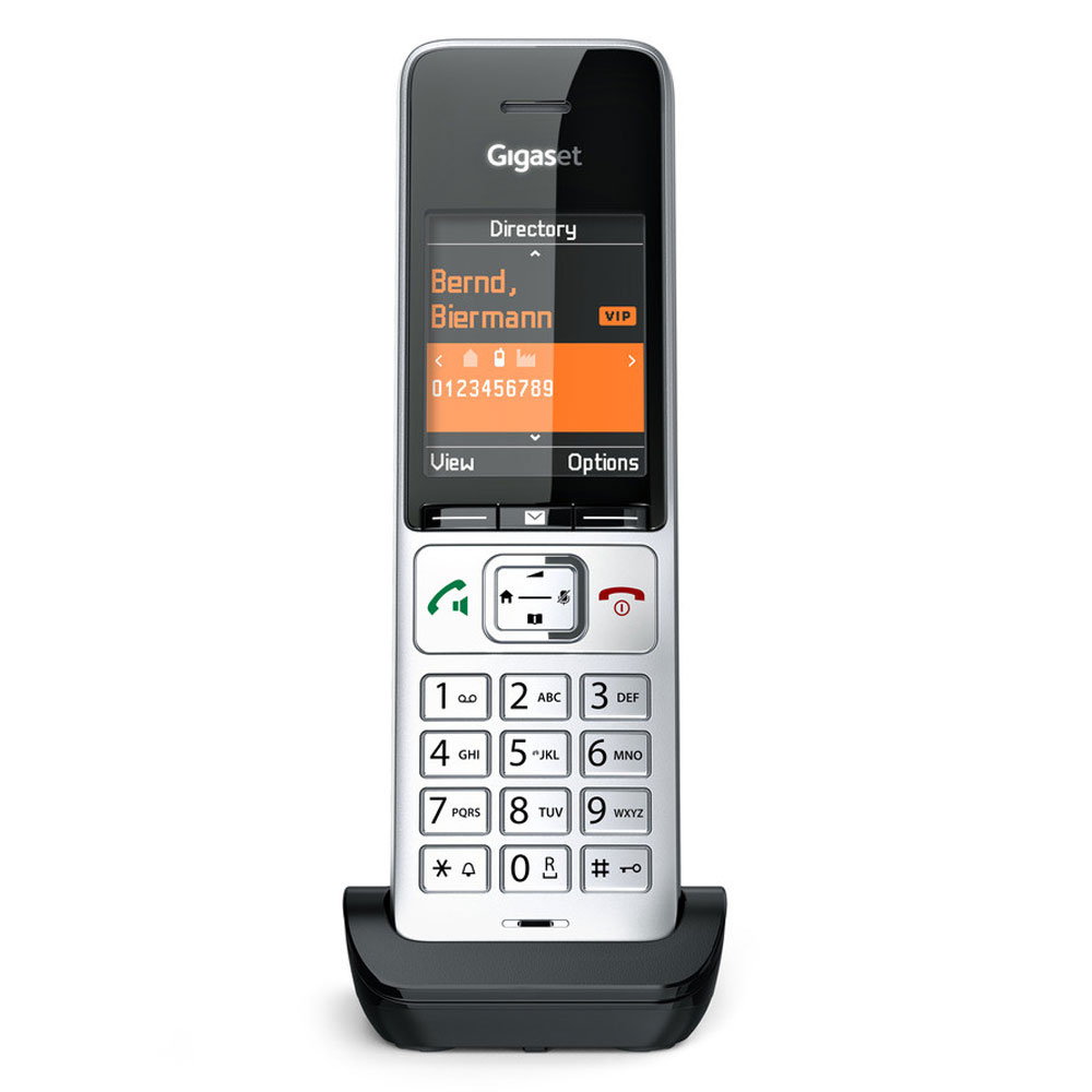 Gigaset Comfort 500HX Schnurlostelefon silber/schwarz