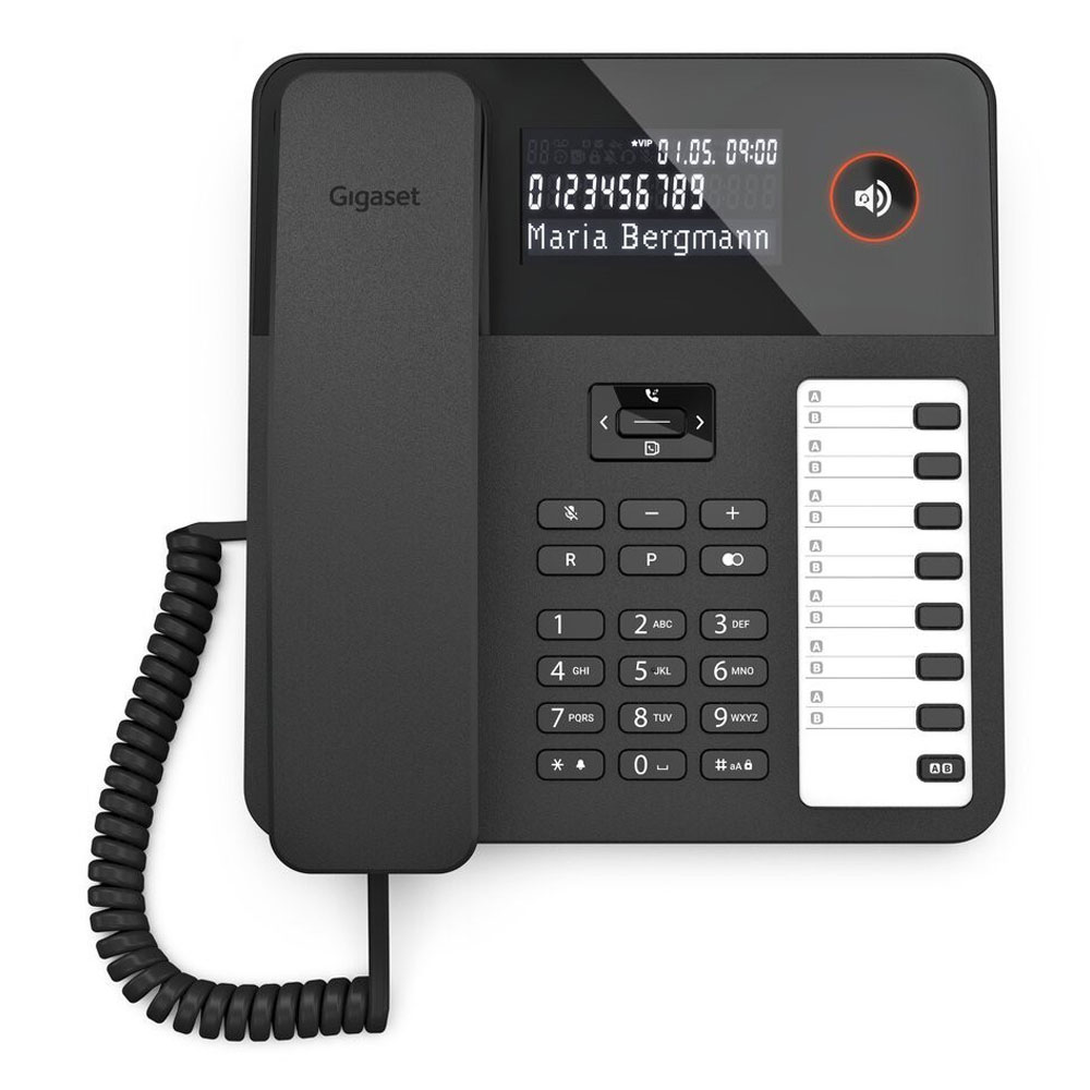 Gigaset Desk 600 Schnurgebundenes Telefon schwarz