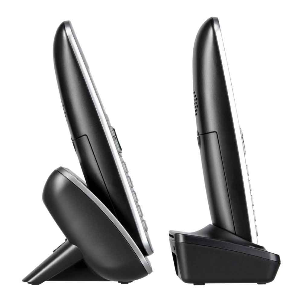 Panasonic KX-TG6812GB DECT Schnurlostelefon DUO ohne Anrufbeantworter schwarz