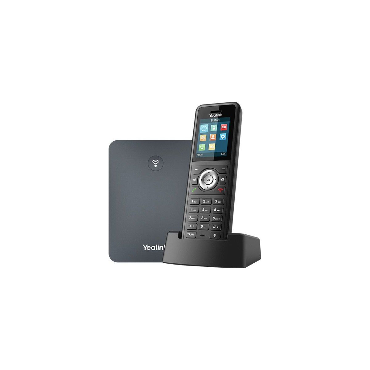 Yealink W79P DECT IP Telefon System (W70B Basis + W59R Handset) schwarz