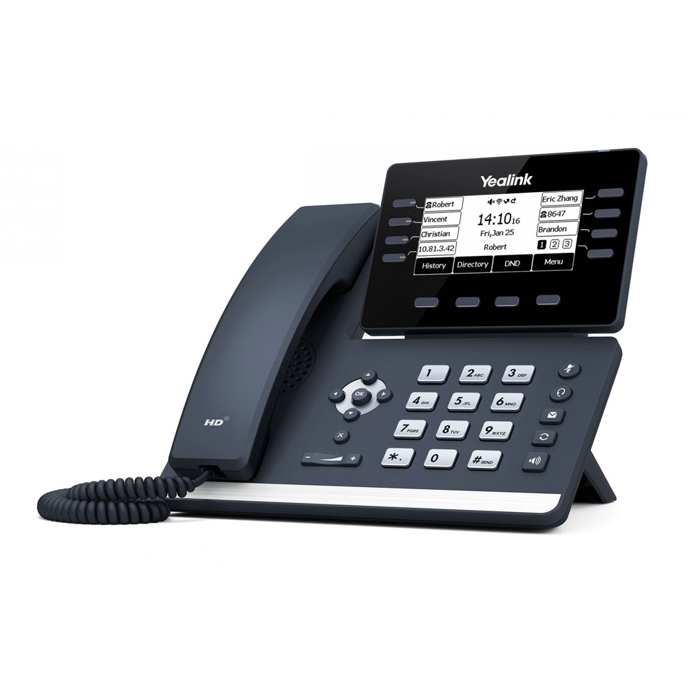 Yealink SIP-T53W VoIP-Telefon schwarz