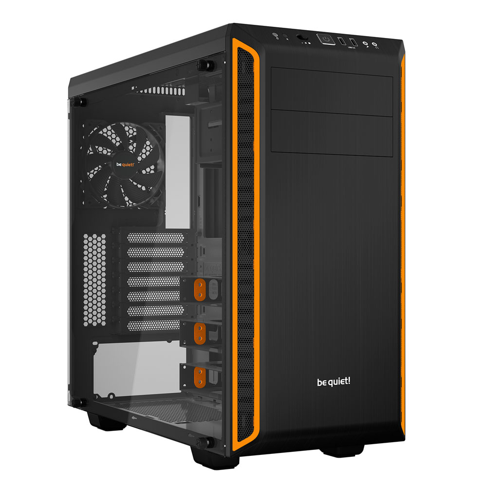 be quiet! Pure Base 600 Window PC-Gehäuse orange