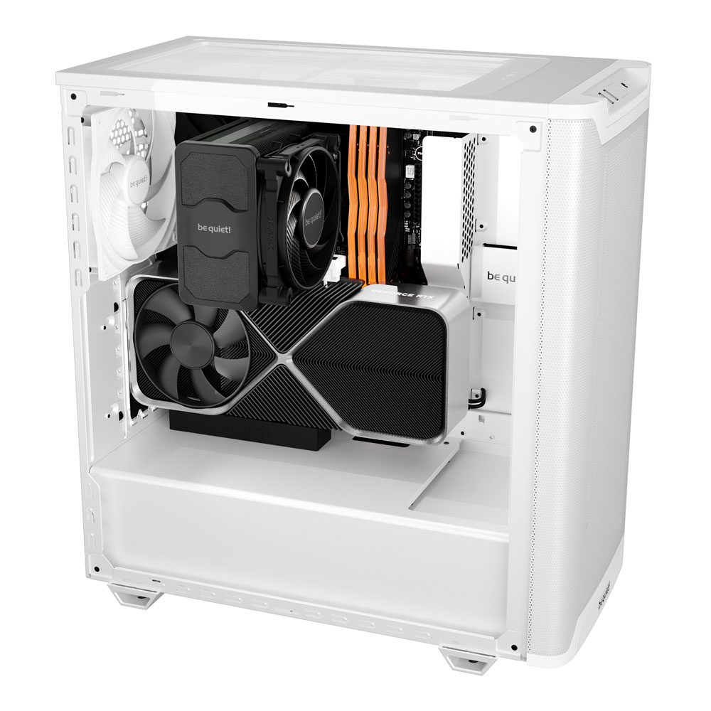 be quiet! Pure Base 501 Airflow Window PC-Gehäuse weiß