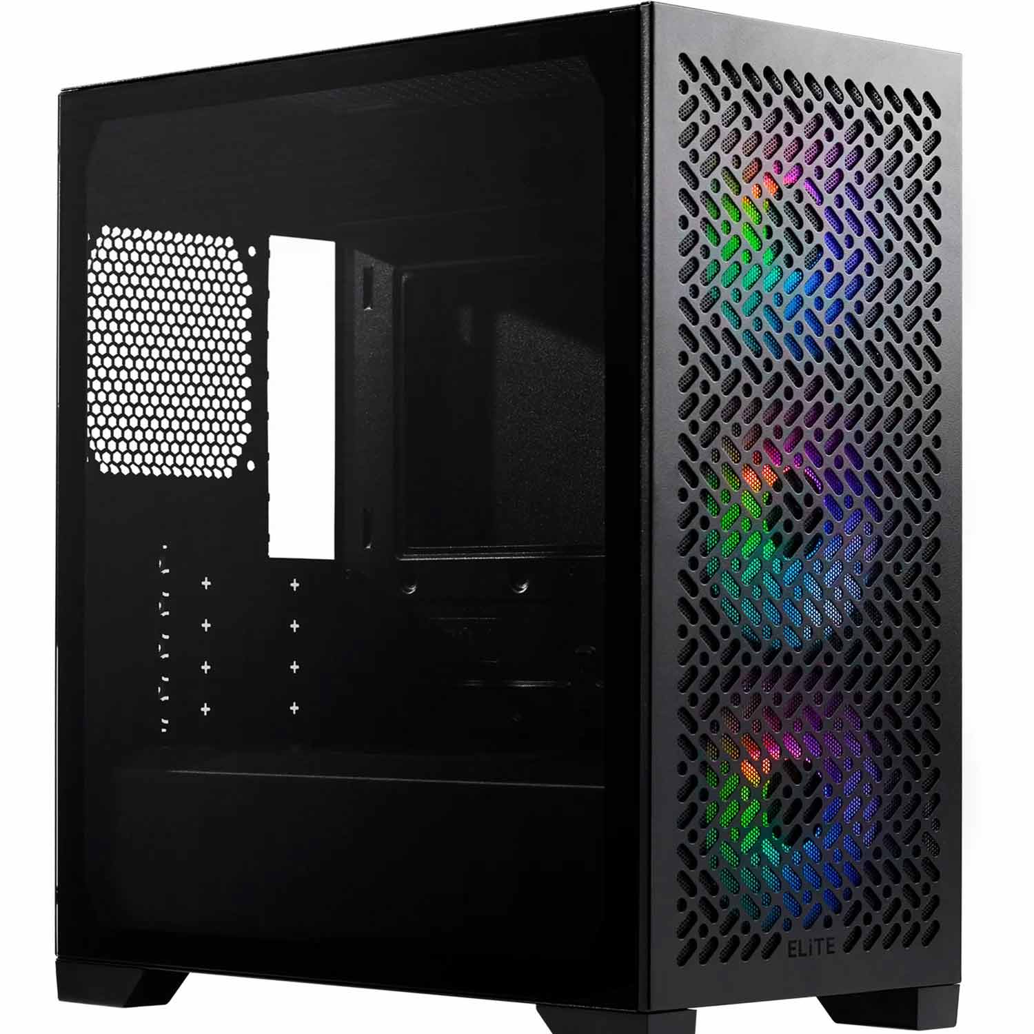 Cooler Master Elite 302 Tempered Glass Gehäuse schwarz