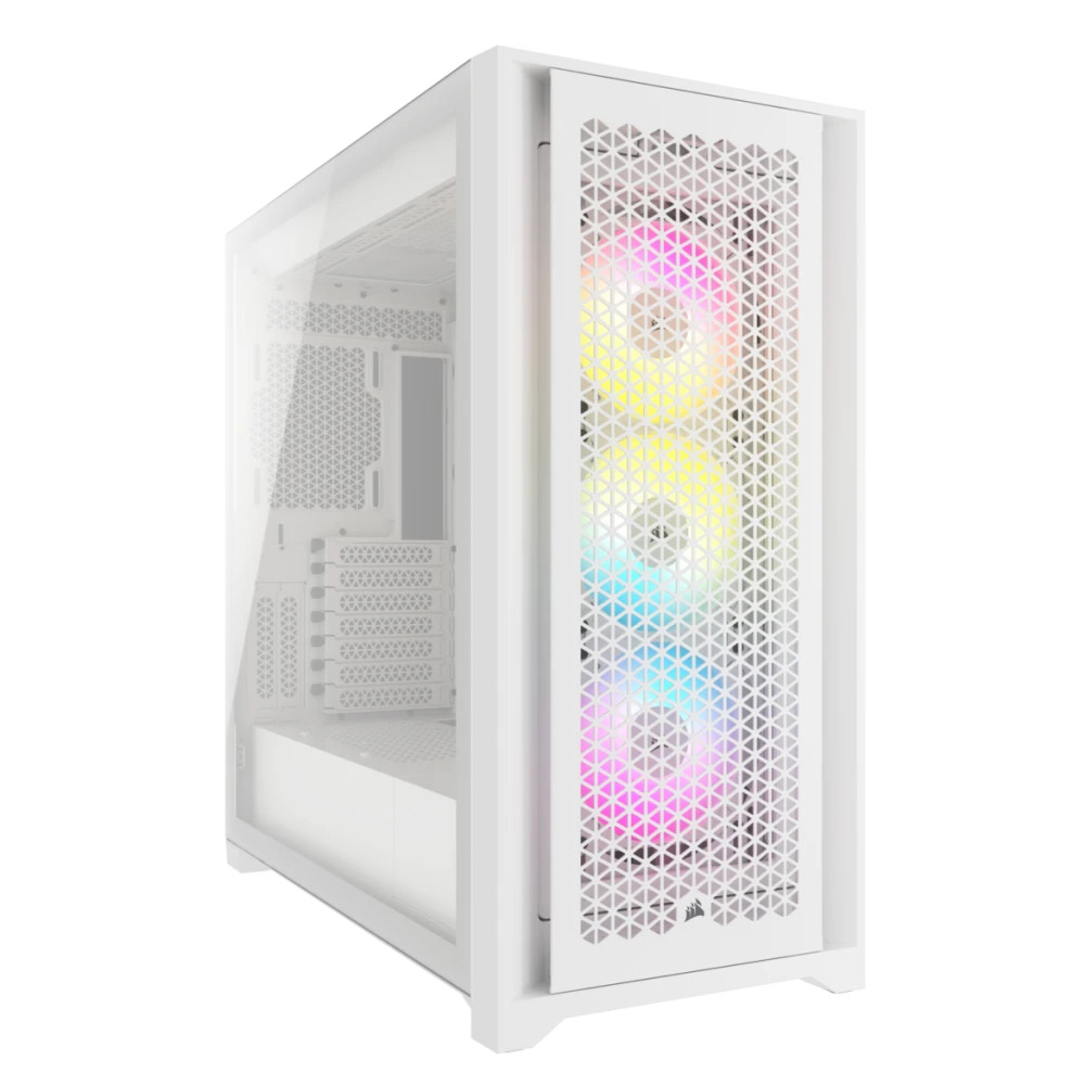 Corsair iCUE 5000D RGB Airflow Mid-Tower-Gehäuse true white