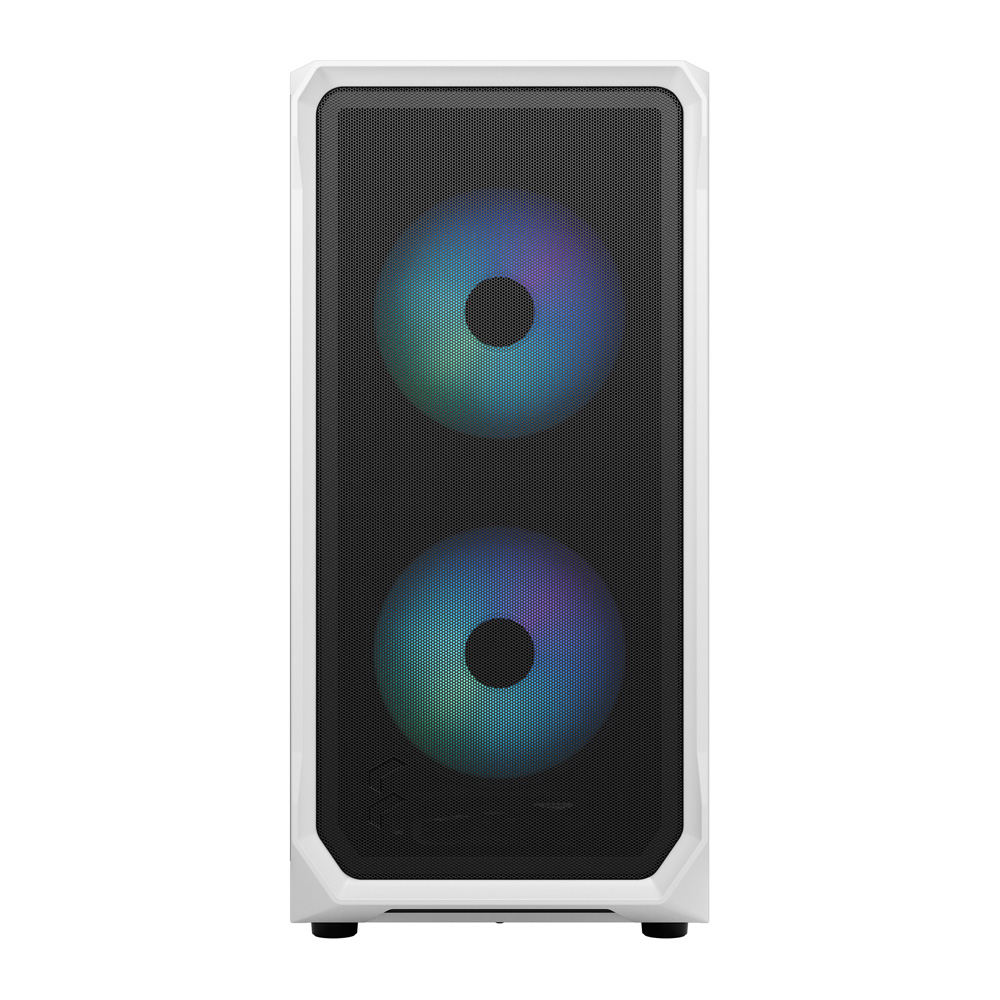 Fractal Design Focus 2 RGB White Tempered Glass Clear Tint ATX PC-Gehäuse