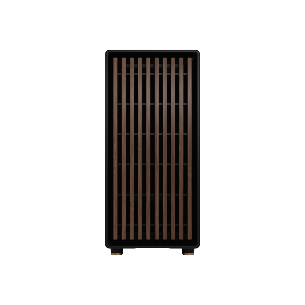 Fractal Design North Charcoal Black Wood Walnut Front ATX Mid Tower PC-Gehäuse