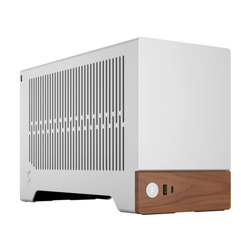 Fractal Design Terra Silver Wood Walnut Front Panel Gaming Gehäuse