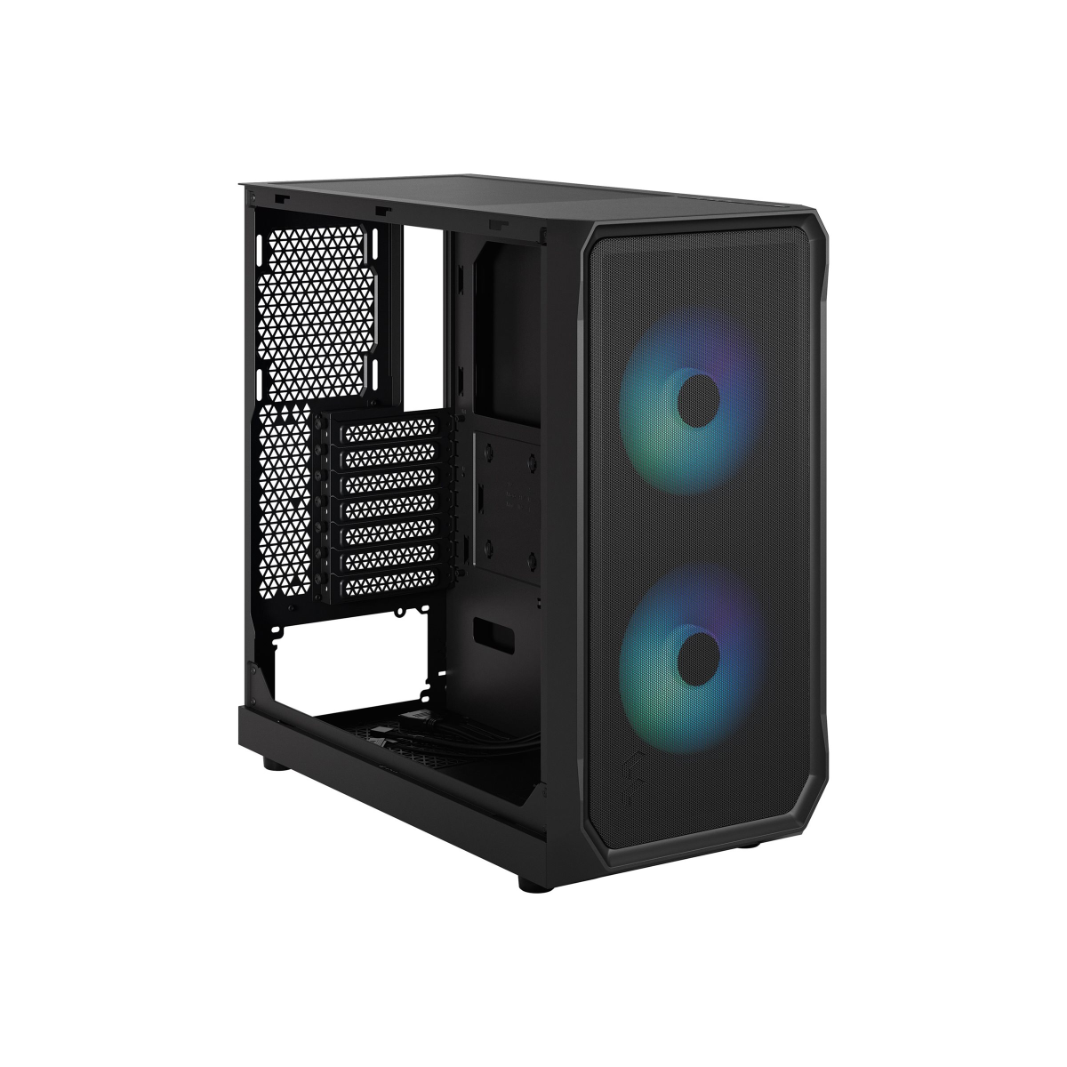 Fractal Design Focus 2 RGB Tempered Glass ATX-Gehäuse schwarz