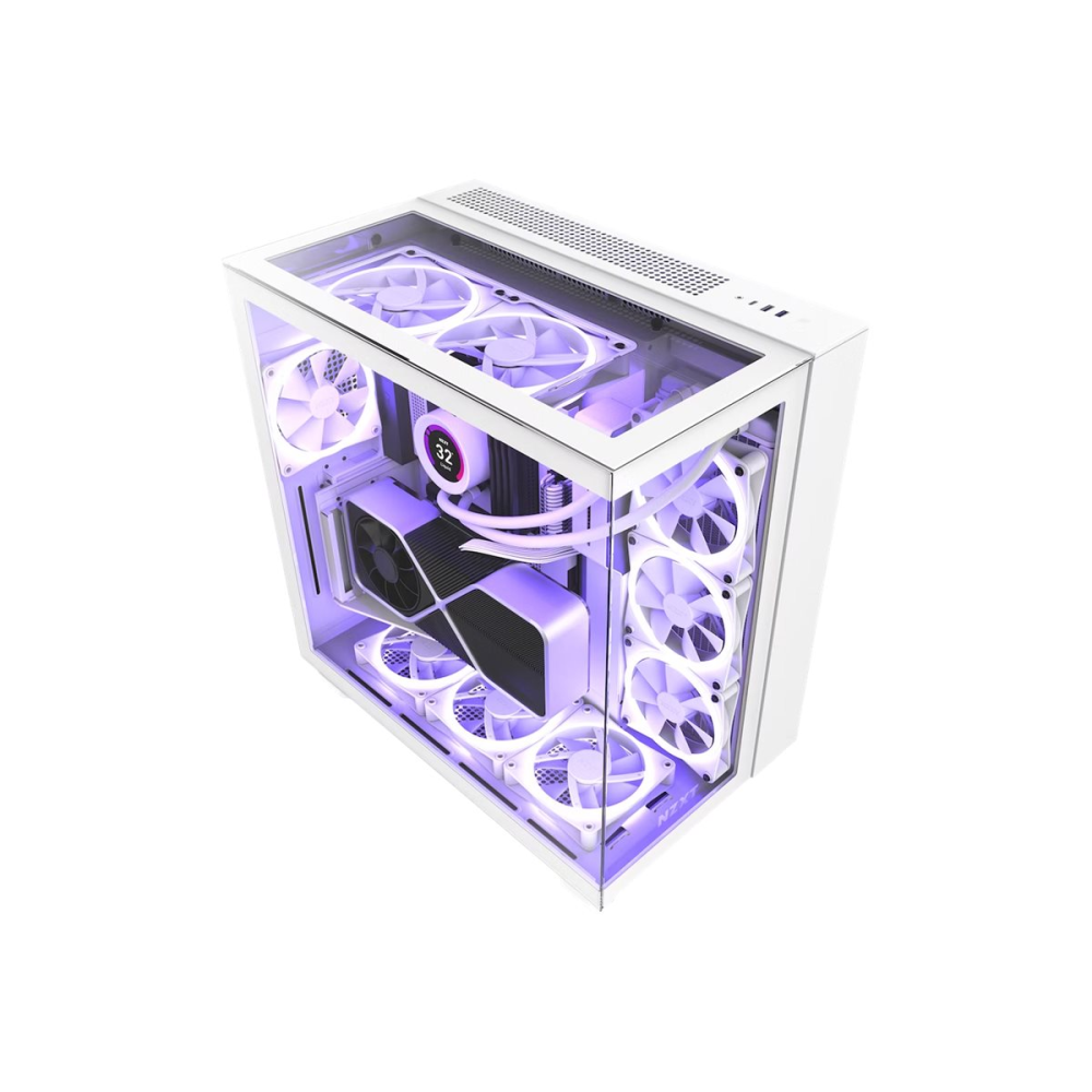 NZXT H9 Elite Midi Tower ohne Netzteil weiss