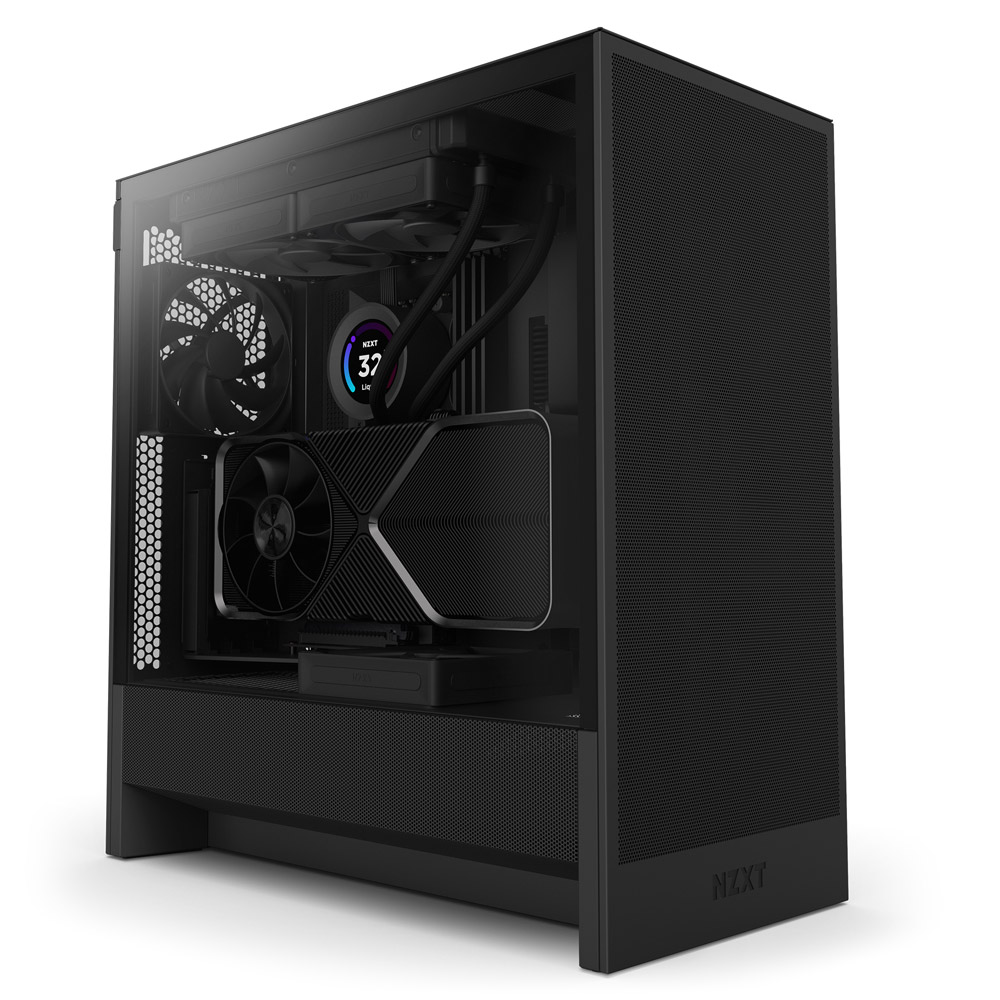 NZXT H5 Flow PC-Gehäuse schwarz