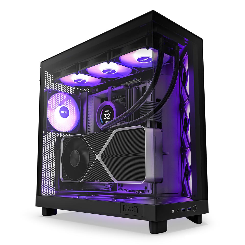 NZXT H6 Air Flow PC-Gehäuse schwarz