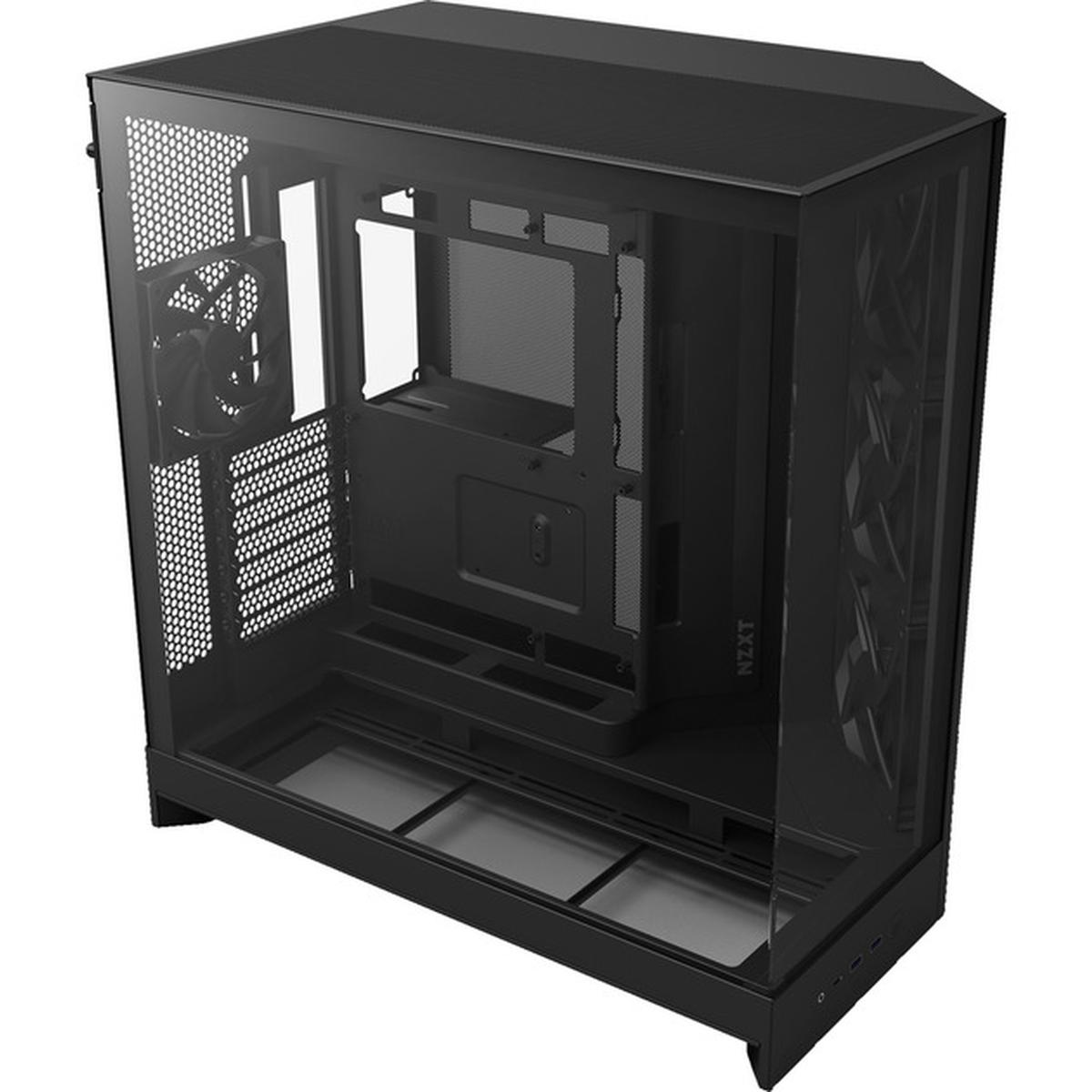 NZXT H9 Flow (2025) ATX Mid-Tower Gehäuse schwarz
