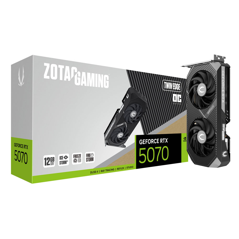 Zotac Gaming GeForce RTX 5070 Twin Edge OC 12GB Grafikkarte