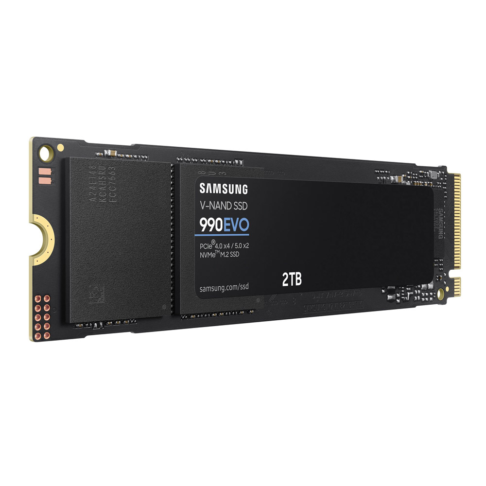 Samsung 990 EVO MZ-V9E2T0BW M.2 2280 PCI Express 5.0 x4 NVMe interne SSD 2 TB
