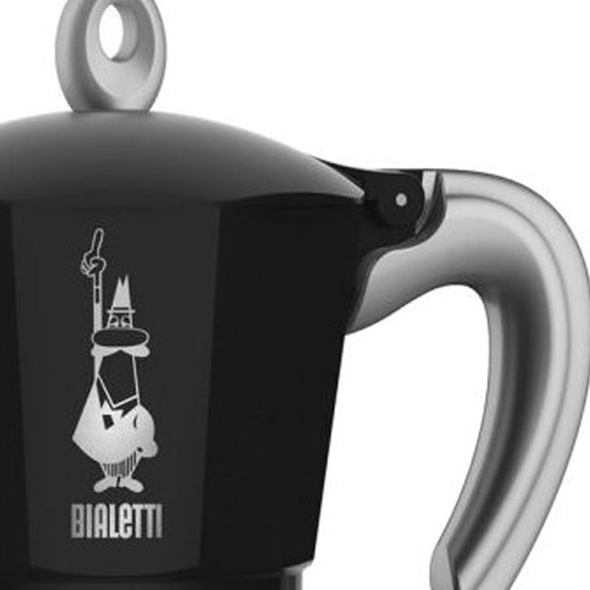 Bialetti Moka Induction Espressokocher schwarz 4 Tassen