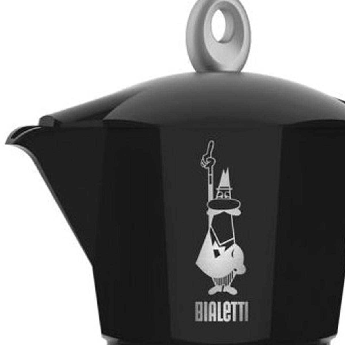 Bialetti Moka Induction Espressokocher schwarz 4 Tassen