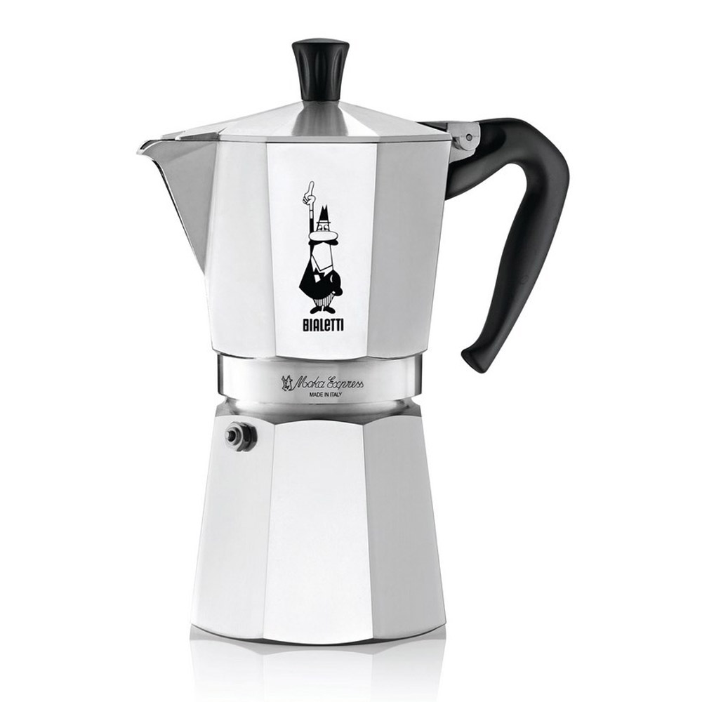 Bialetti Moka Express Espressokocher 9 Tassen silber