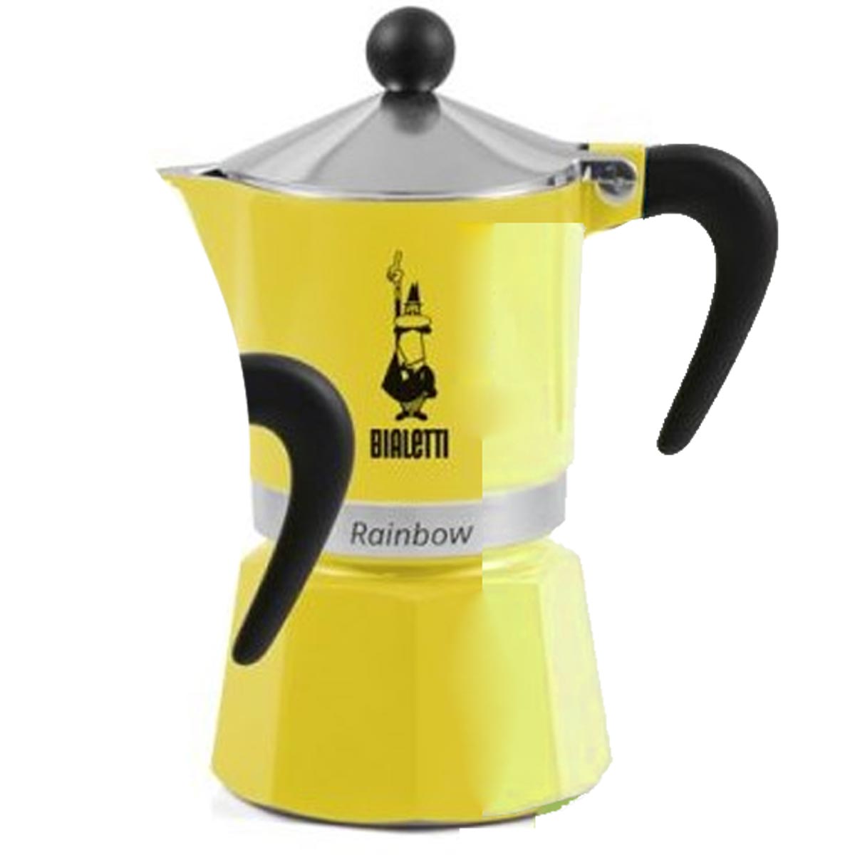 Bialetti Rainbow Espressokocher 6 Tassen gelb