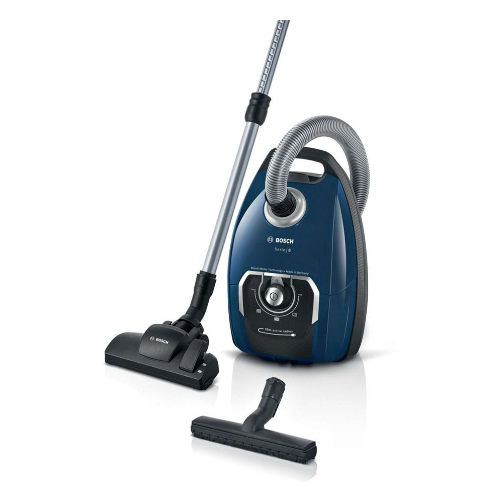 Bosch Serie 8 BGB75X494 Staubsauger mit Beutel blau