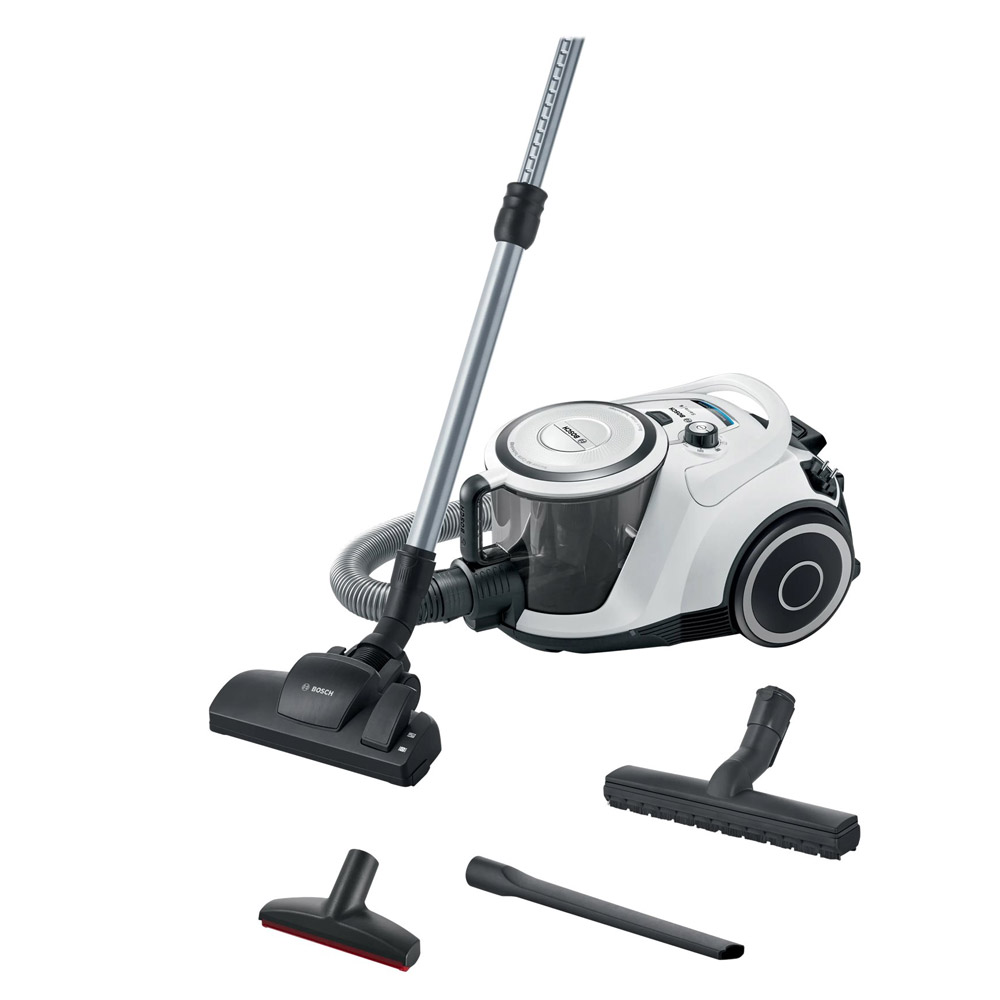 Bosch BGC41XALL Serie 6 Bodenstaubsauger ohne Beutel weiß