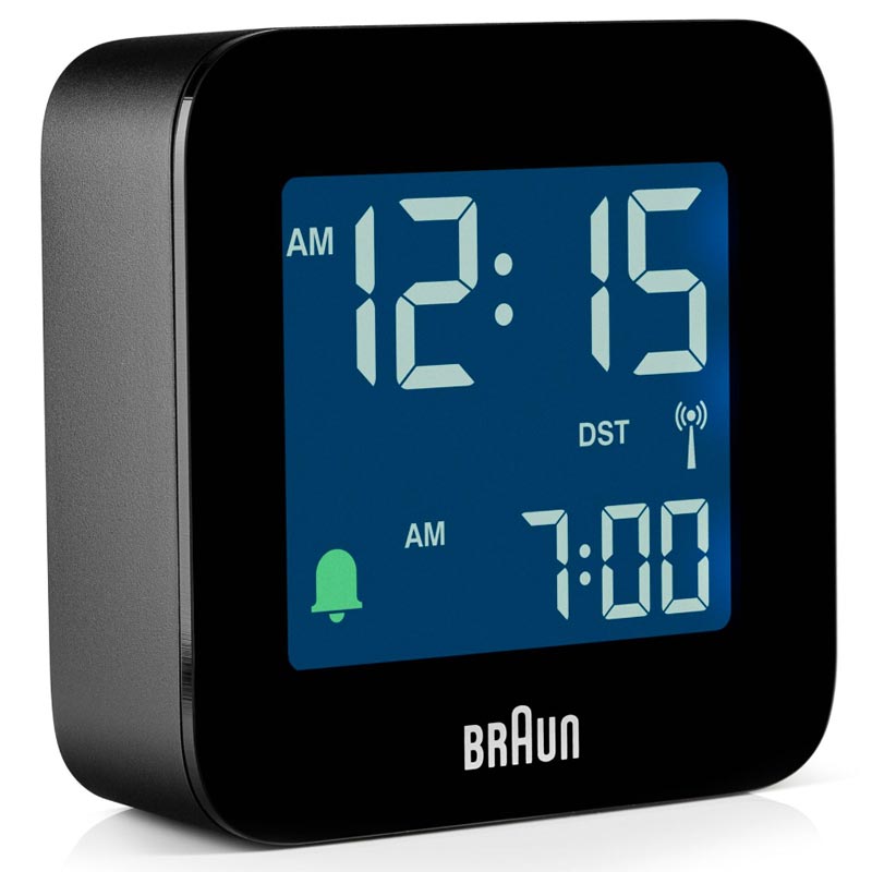 Braun BC08B-DCF Funkwecker schwarz