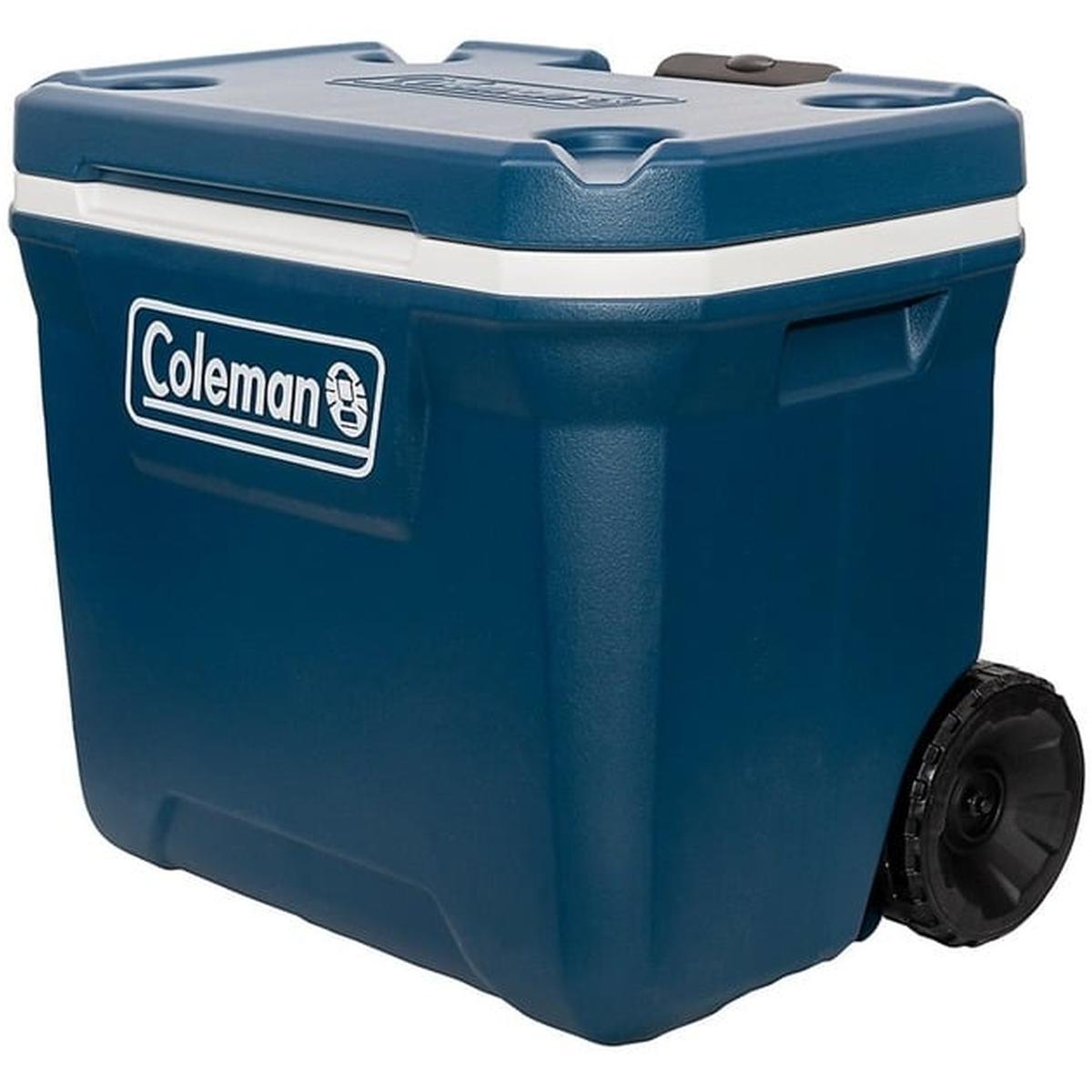 Coleman 50QT Xtreme Wheeled Kühlbox blau/weiß