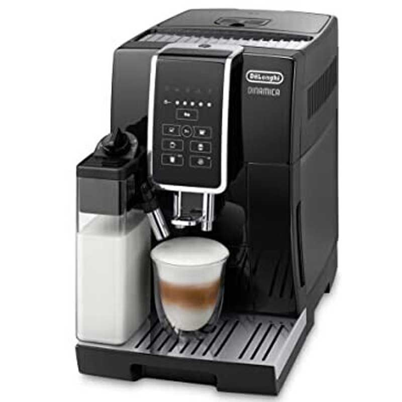 De'Longhi Dinamica ECAM 350.50.B Kaffeevollautomat mit LatteCrema Milchsystem schwarz