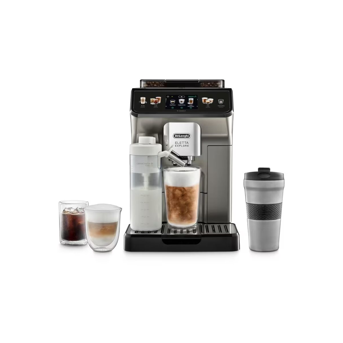 DeLonghi ECAM 450.86.T Eletta Explore Cold Brew Kaffeevollautomat schwarz