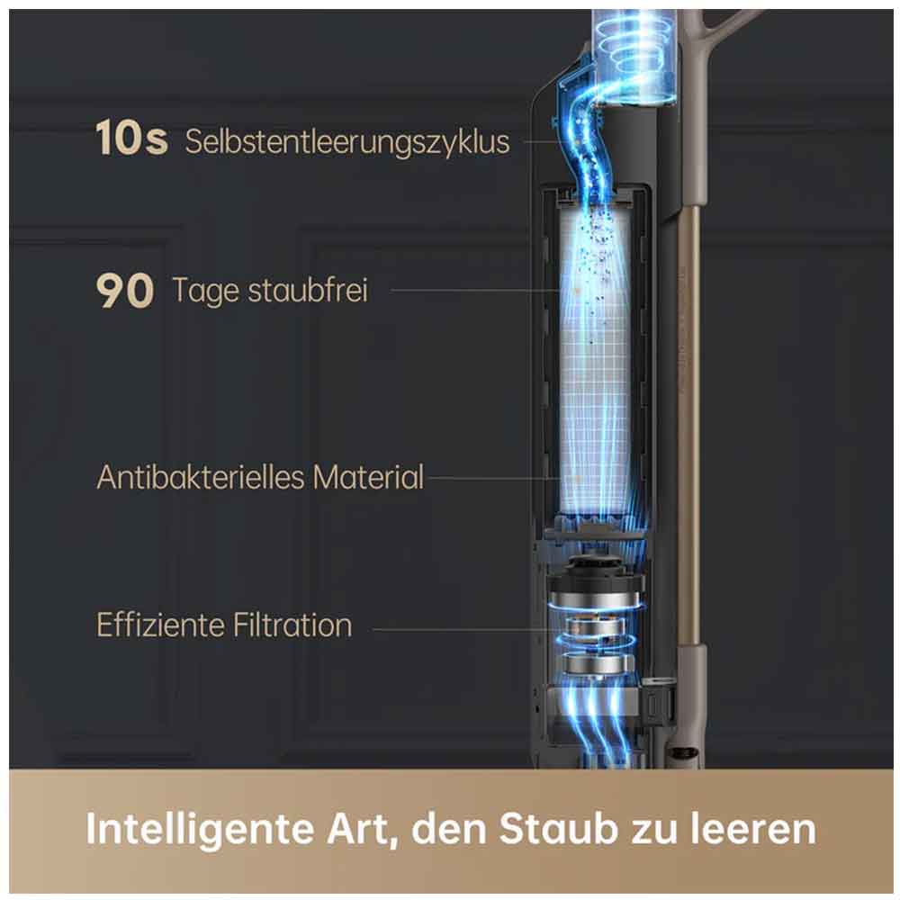 Dreame Z10 Station Staubsauger grau