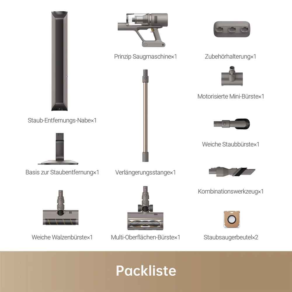 Dreame Z10 Station Staubsauger grau