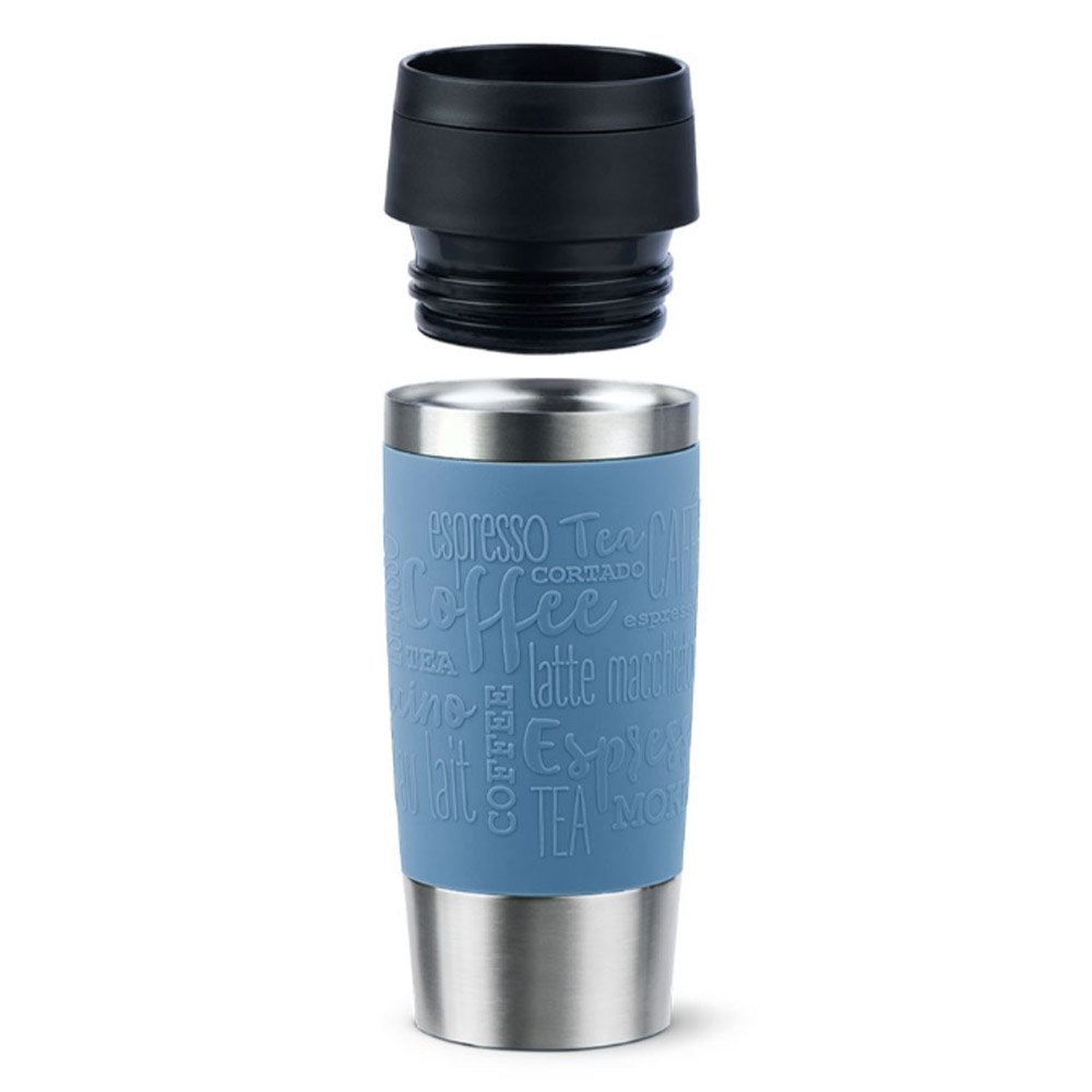 Emsa N20211 Travel Mug Classic Isolierbecher 0,36 Liter aquablau