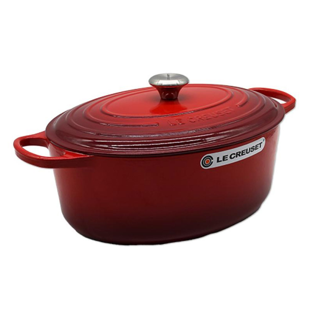 Le Creuset Signature Bräter oval 35 cm kirschrot